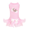 Hello Doggie Bicycle Satin Dog Dress