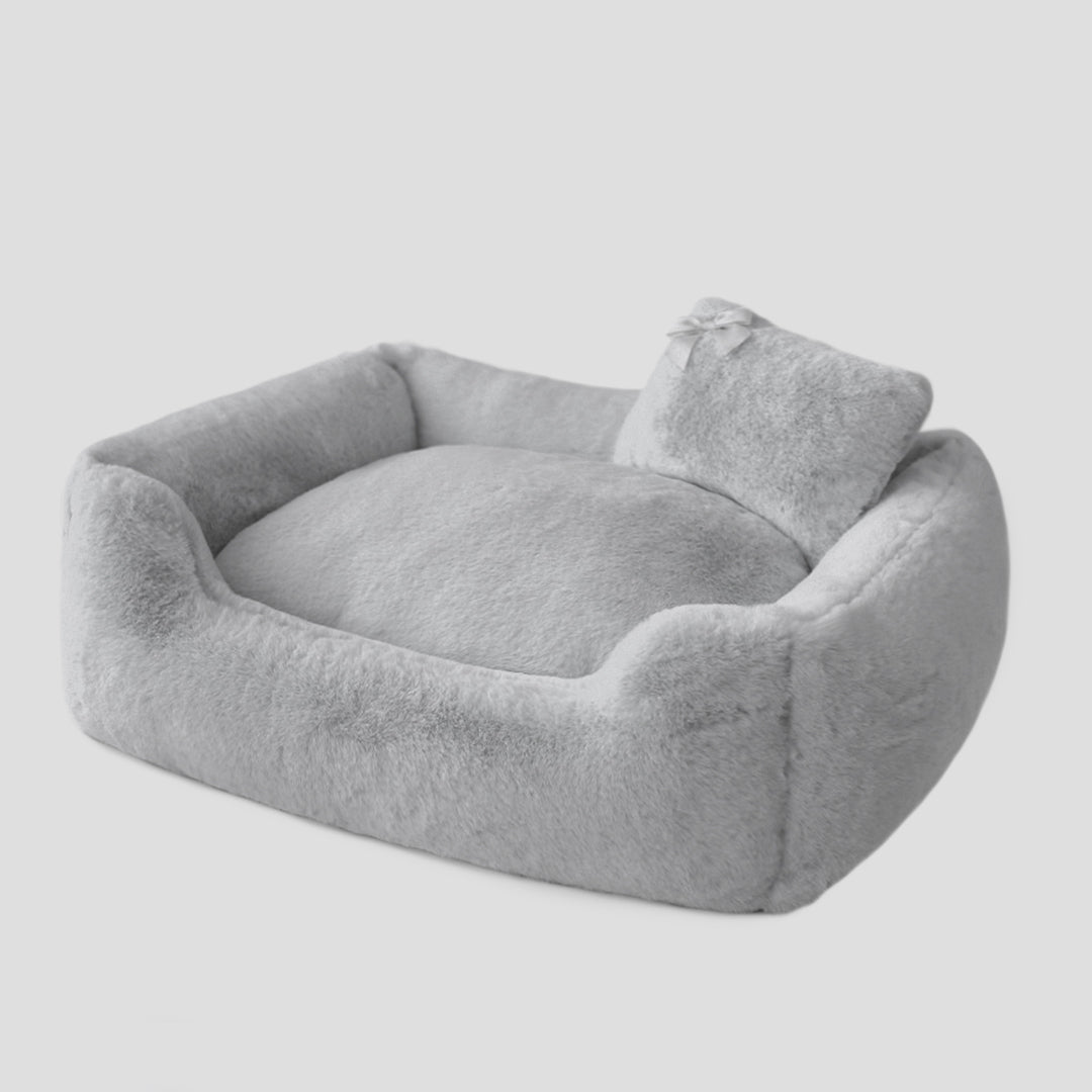 Hello Doggie the Divine Black Dog Bed