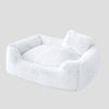 Hello Doggie the Divine White Dog Bed