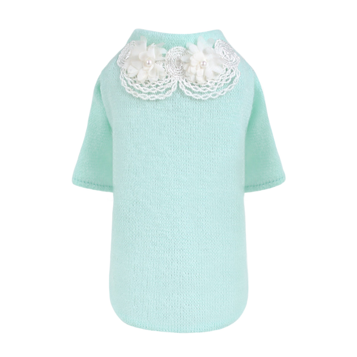 Hello Doggie Sweet Magnolia Mint Dog Sweater