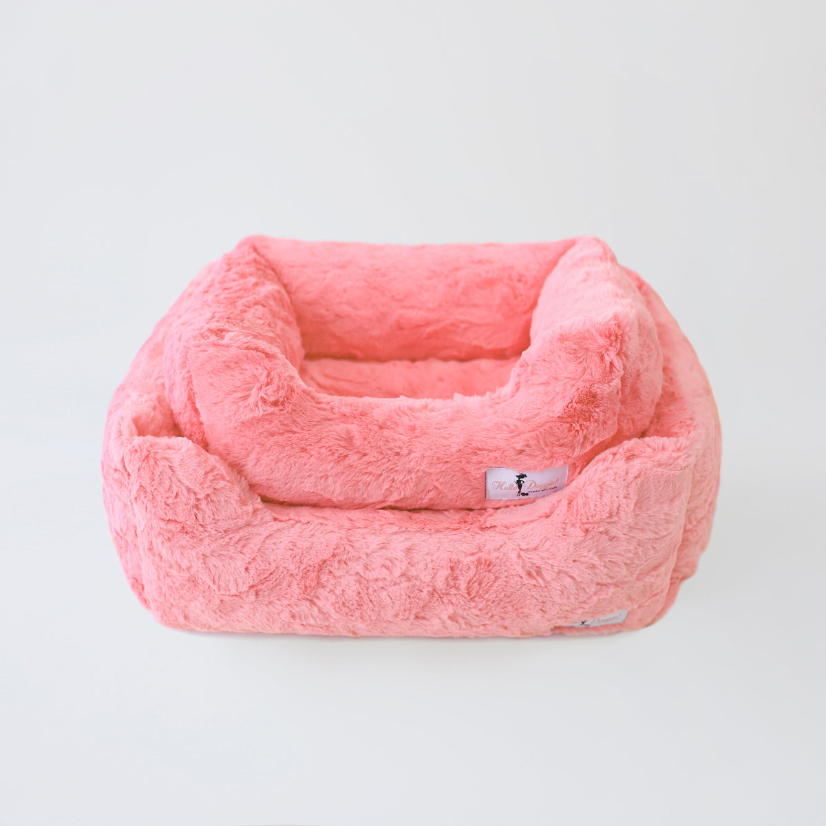 Hello Doggie Cuddle Latte Dog Bed