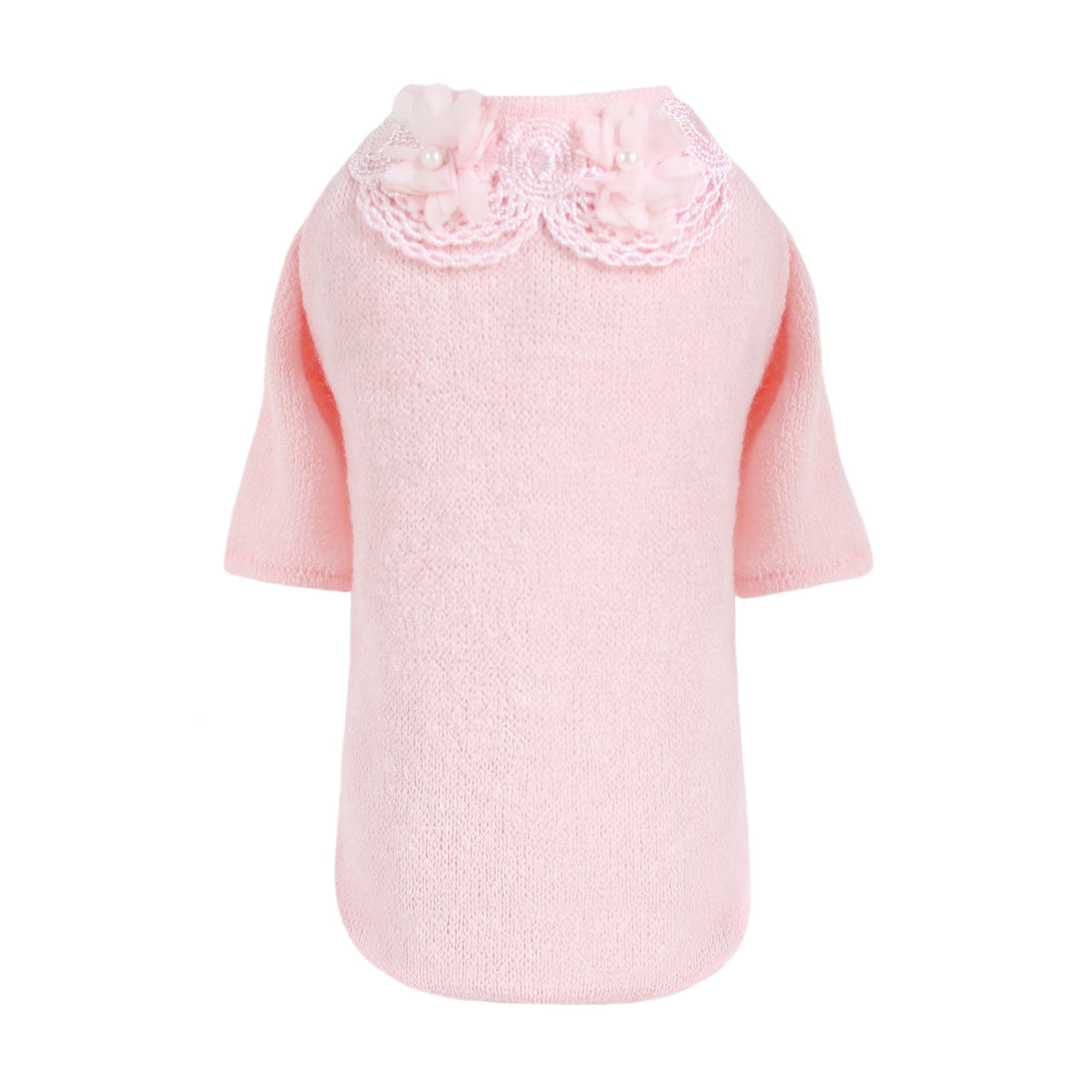 Hello Doggie Sweet Magnolia Pink Dog Sweater