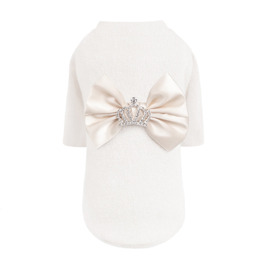 Hello Doggie Royal Princess Cream Dog Sweater