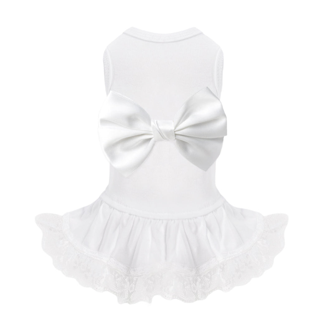 Hello Doggie Ballerina Satin Pink Dog Dress