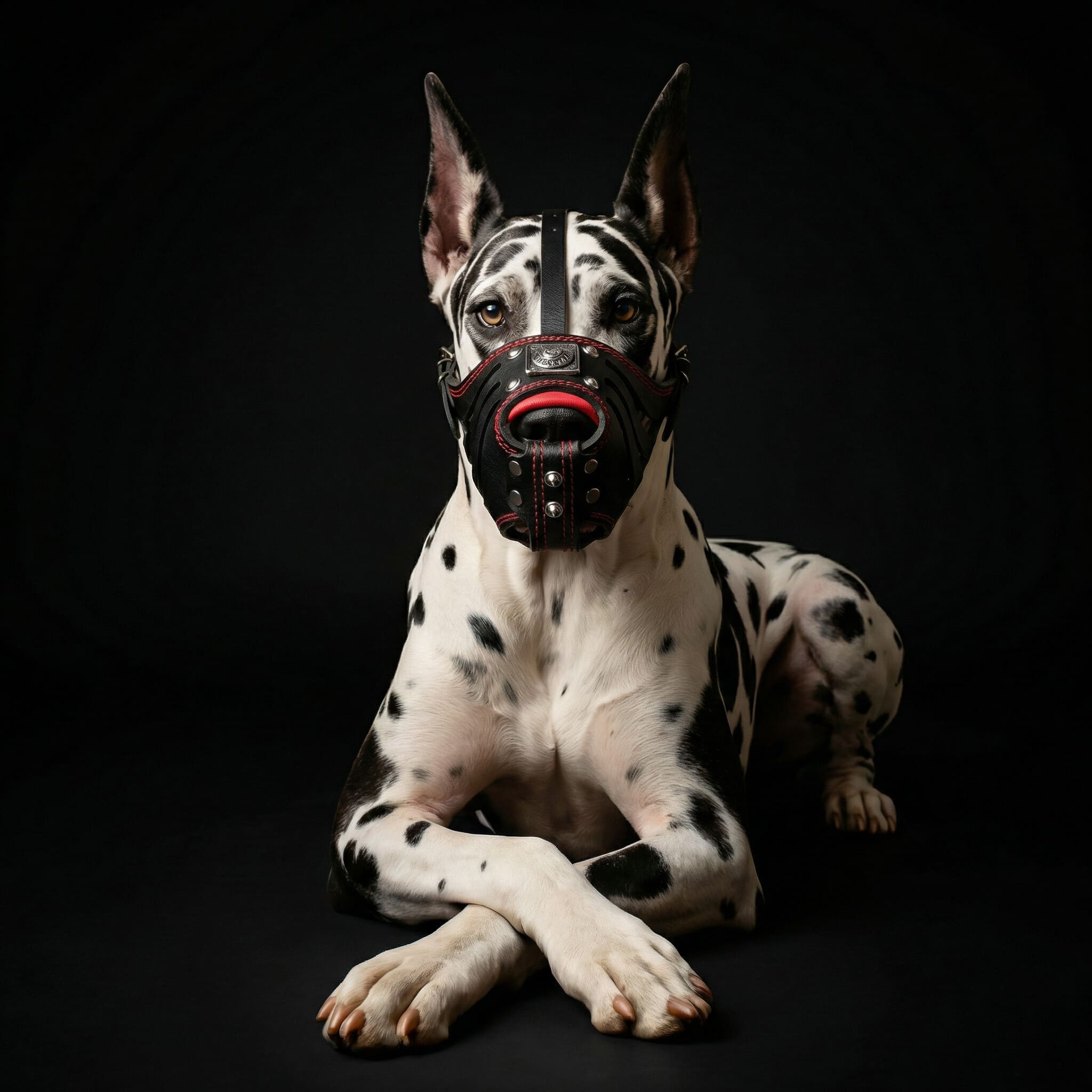 Bestia Dog Gear Personalized Muzzles - Black 