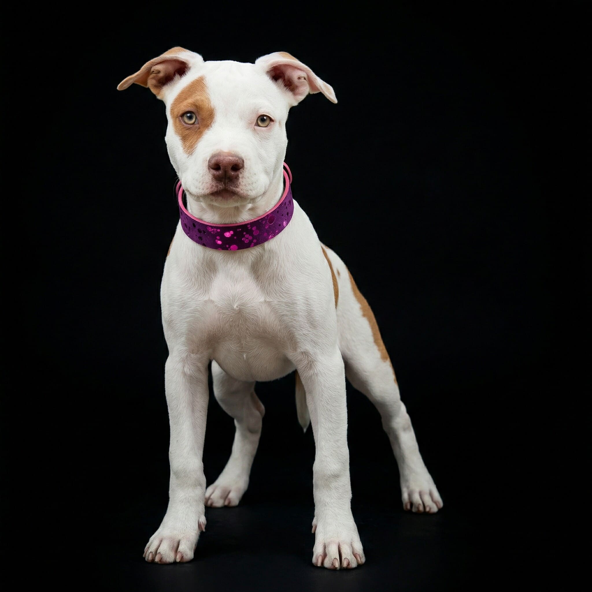Bestia Dog Gear Genuine Leather Dog Collar 