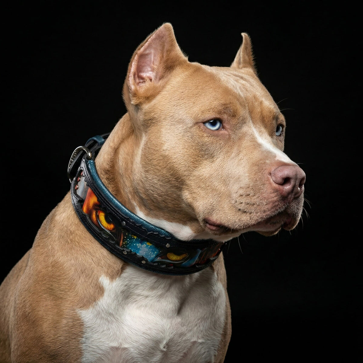 Bestia Fire & Ash Limited Edition Leather Dog Collar