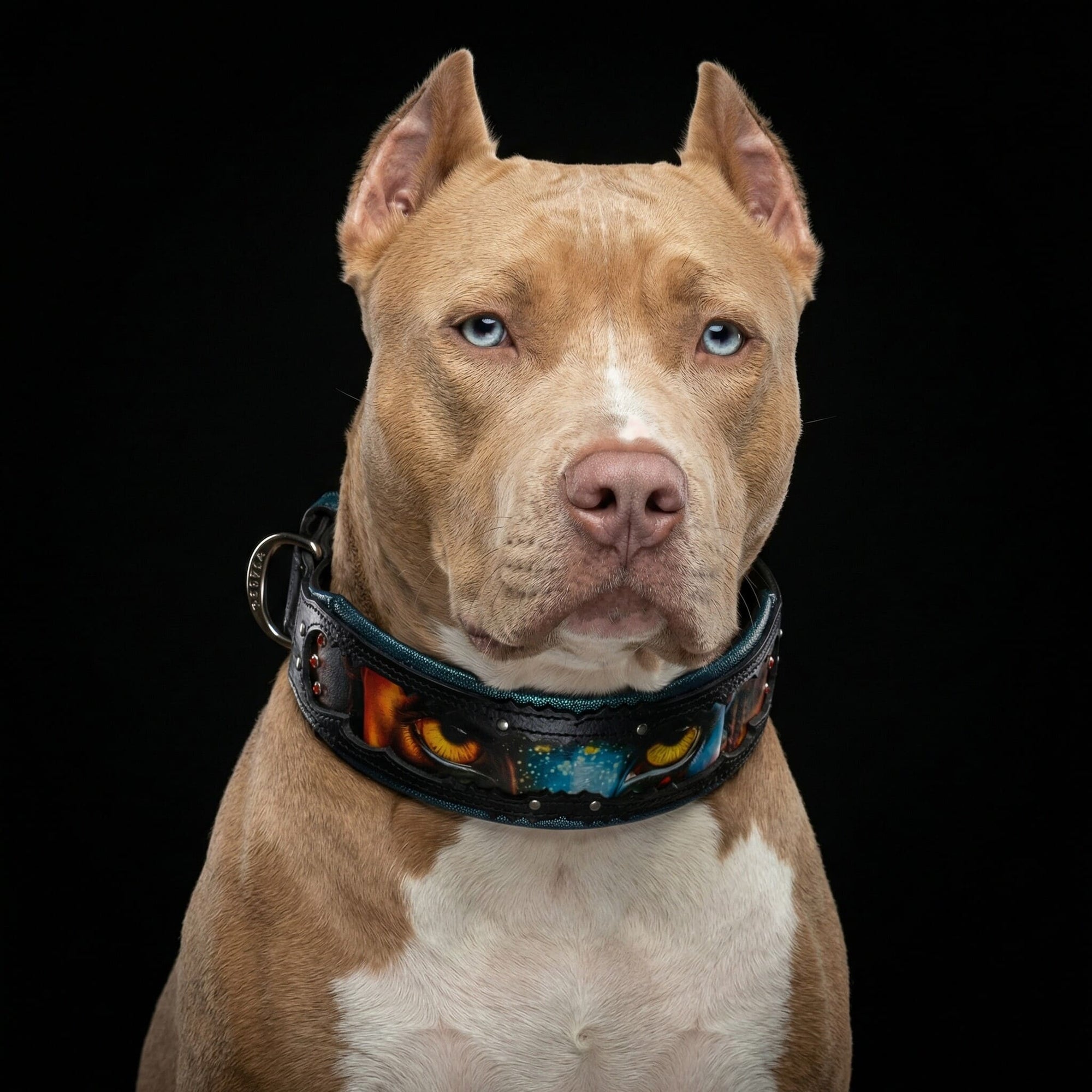 Bestia Fire & Ash Limited Edition Leather Dog Collar