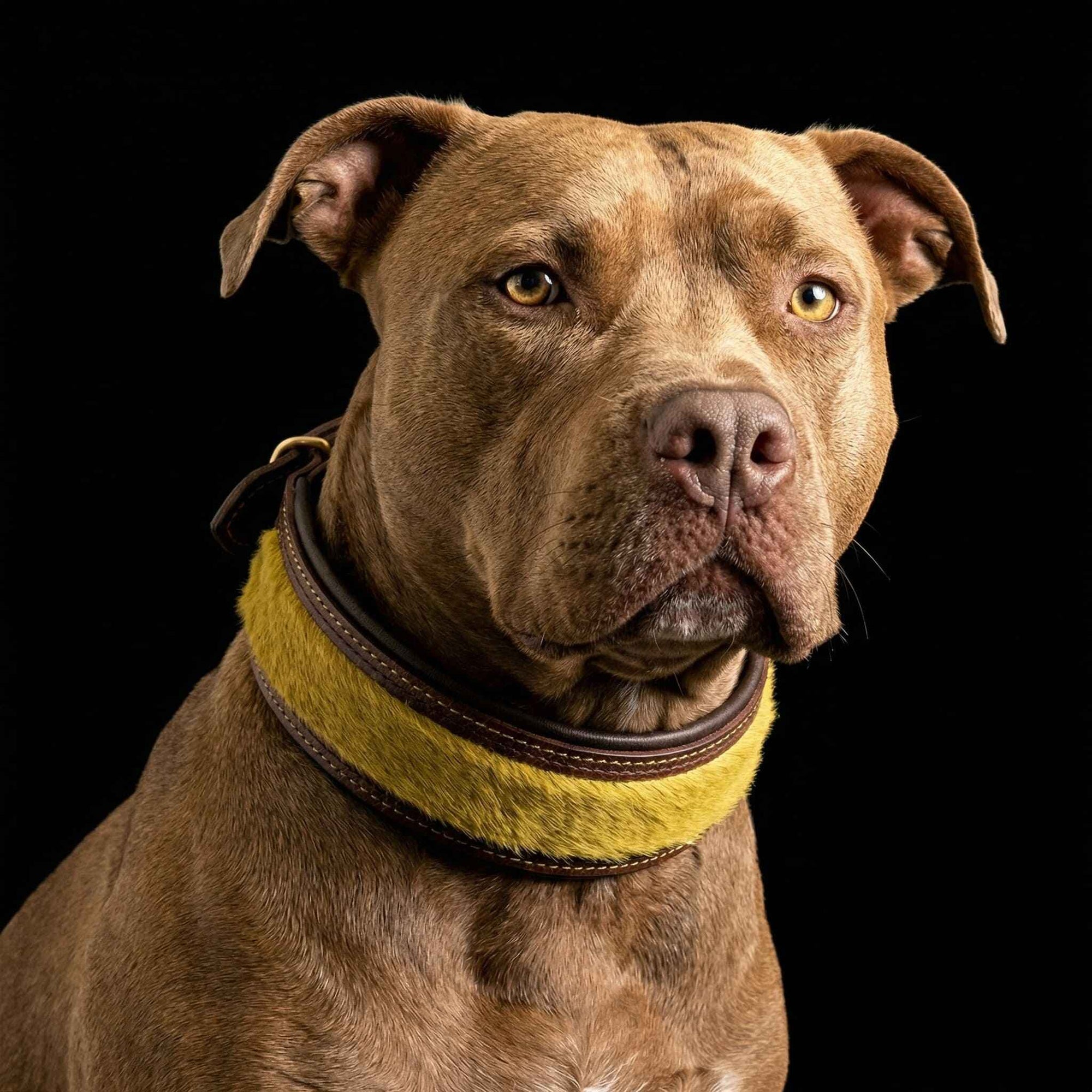 Bestia Shrek Leather Dog Collar