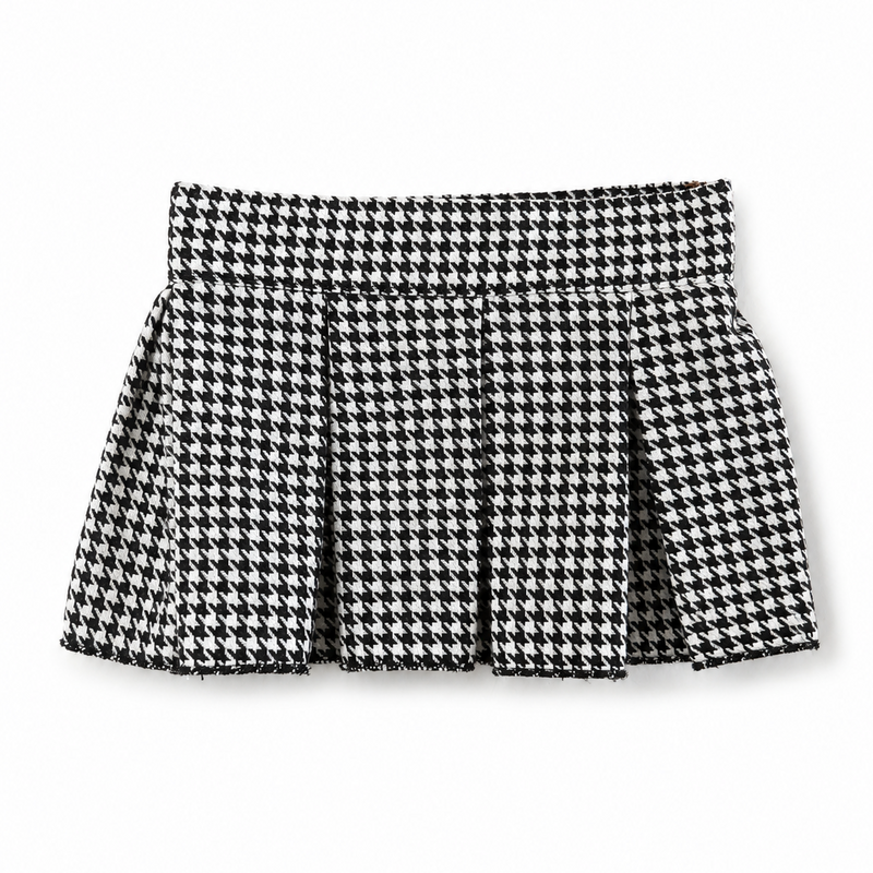 Heads or Tails Pup Houndstooth Dog Skirt