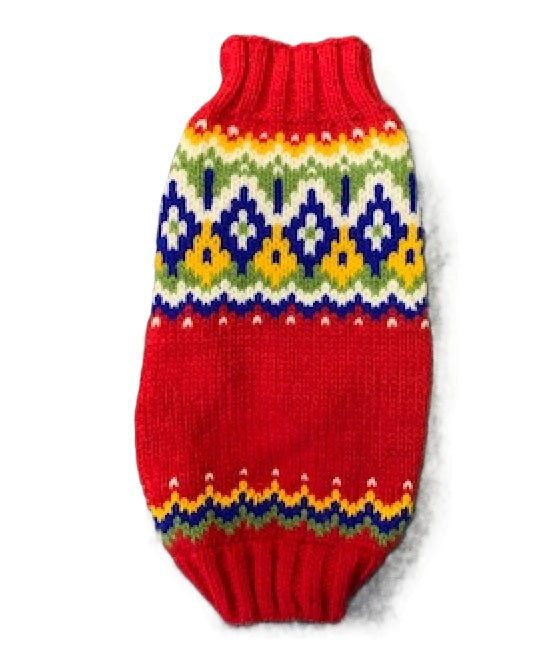 Holiday Fairisle Dog Sweater