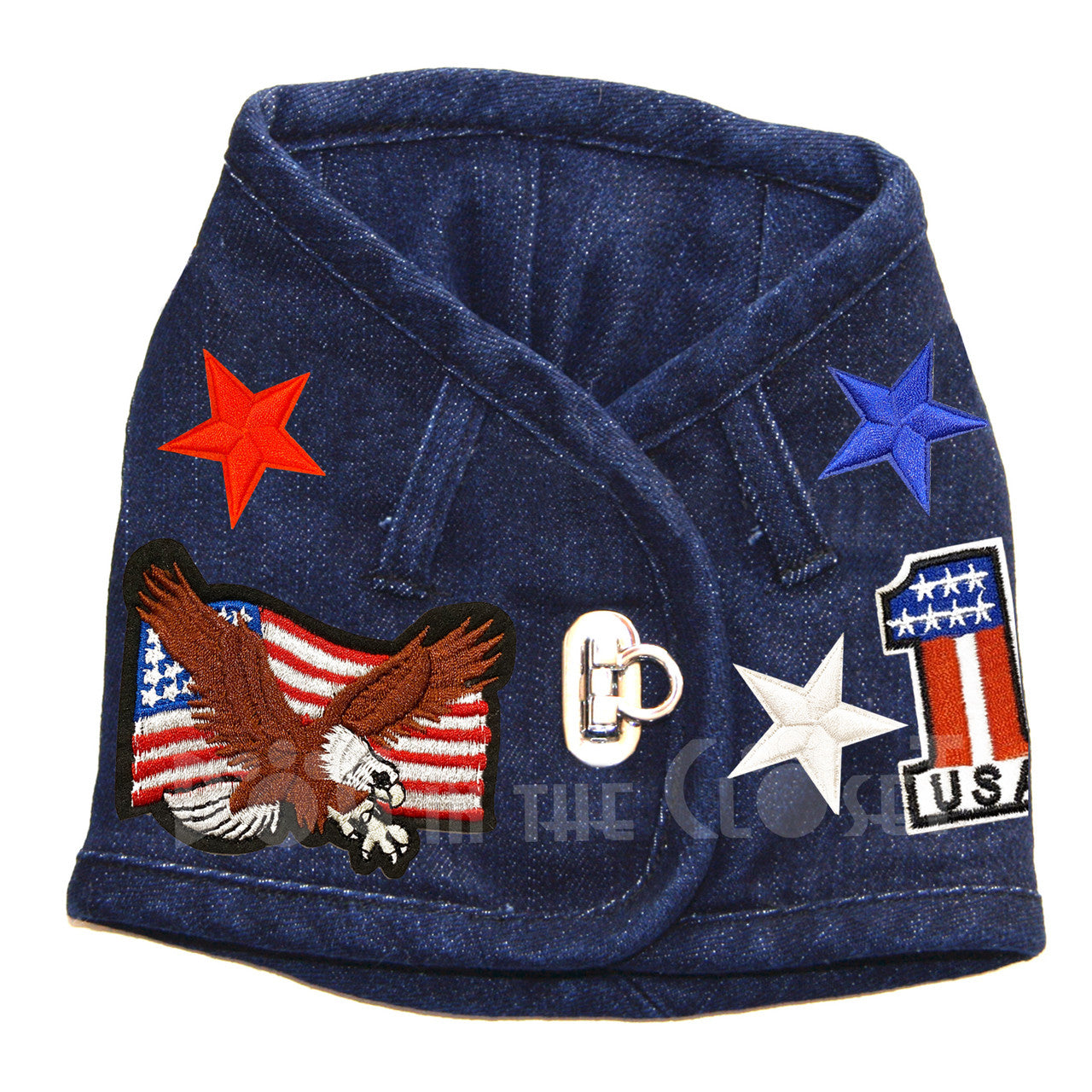 USA 1 Denim Harness Vest