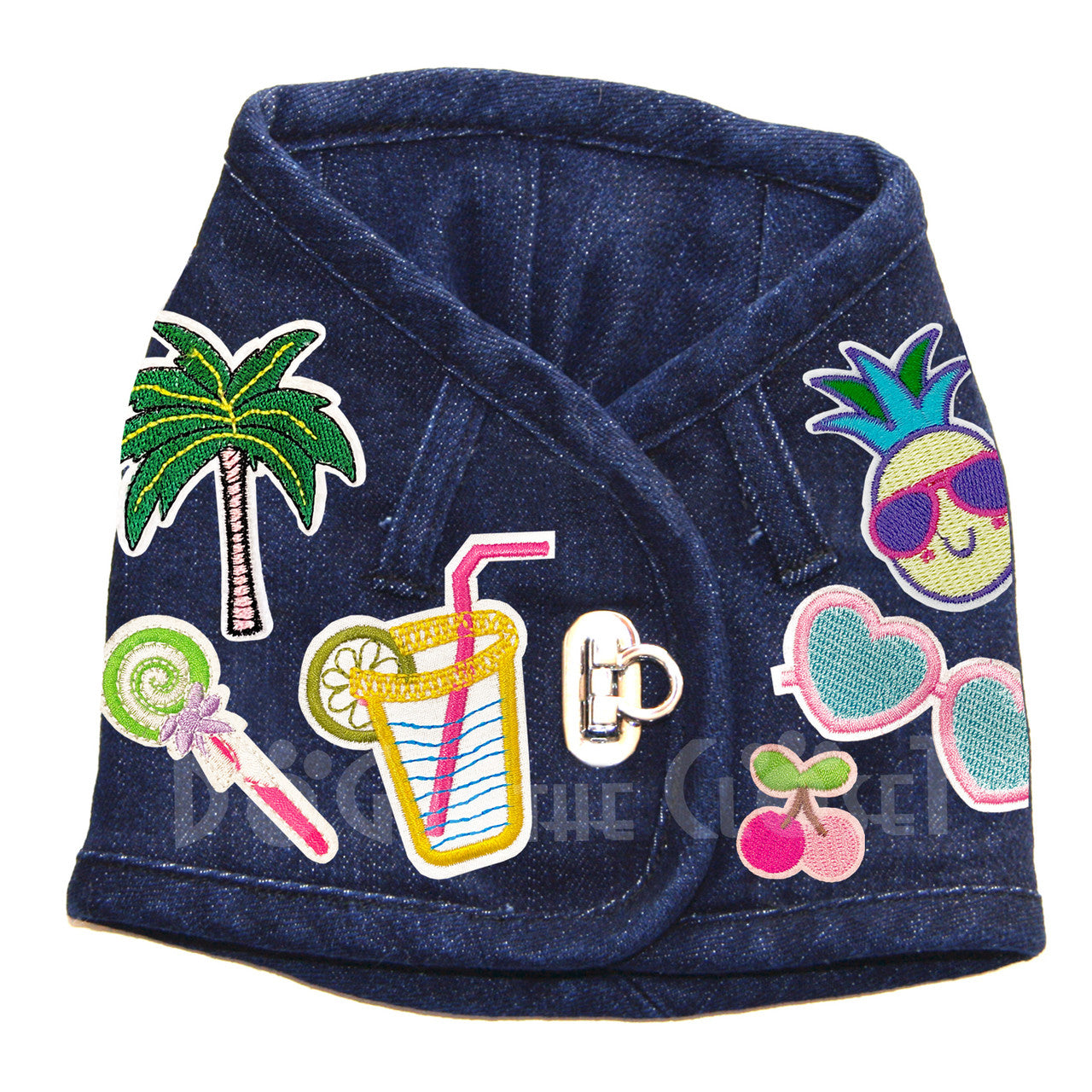 Summer Fun Denim Harness Vest