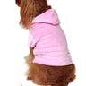 Velour Zip Front Hoodie, Lt. Pink
