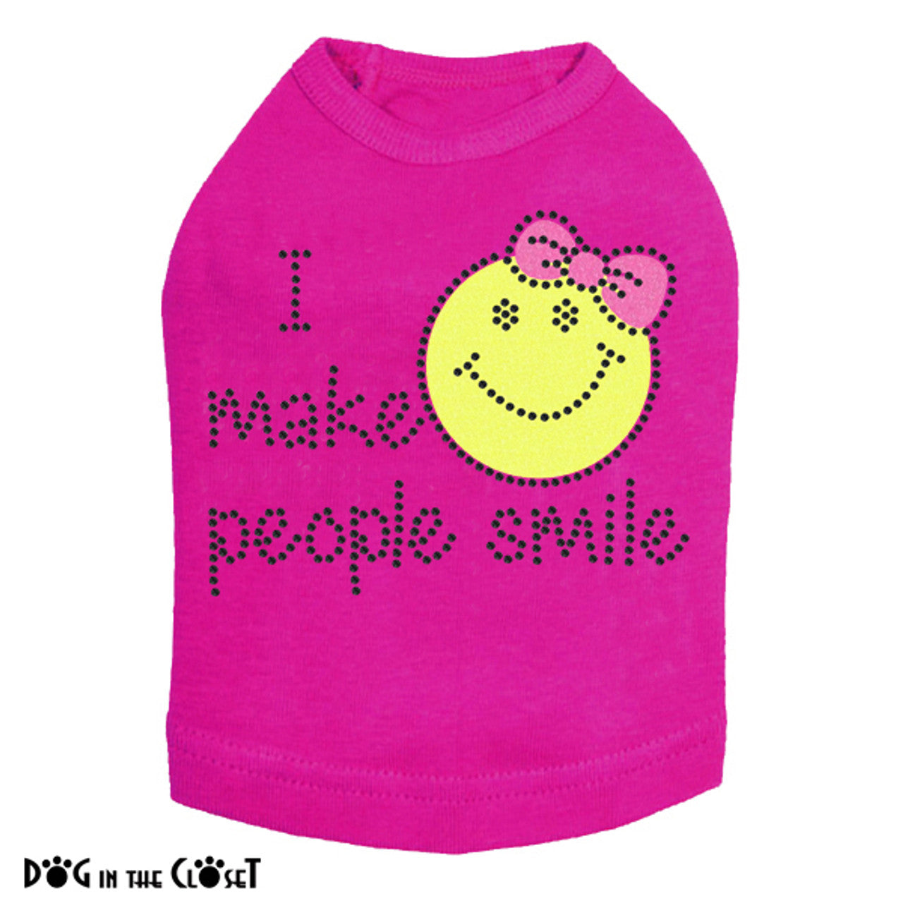 I Make People Smile (Girl) - Dog Tank