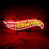Hot Wheels Logo Real Glass Neon Sign