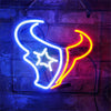 Houston Texans Acrylic Logo Real Glass Neon Sign