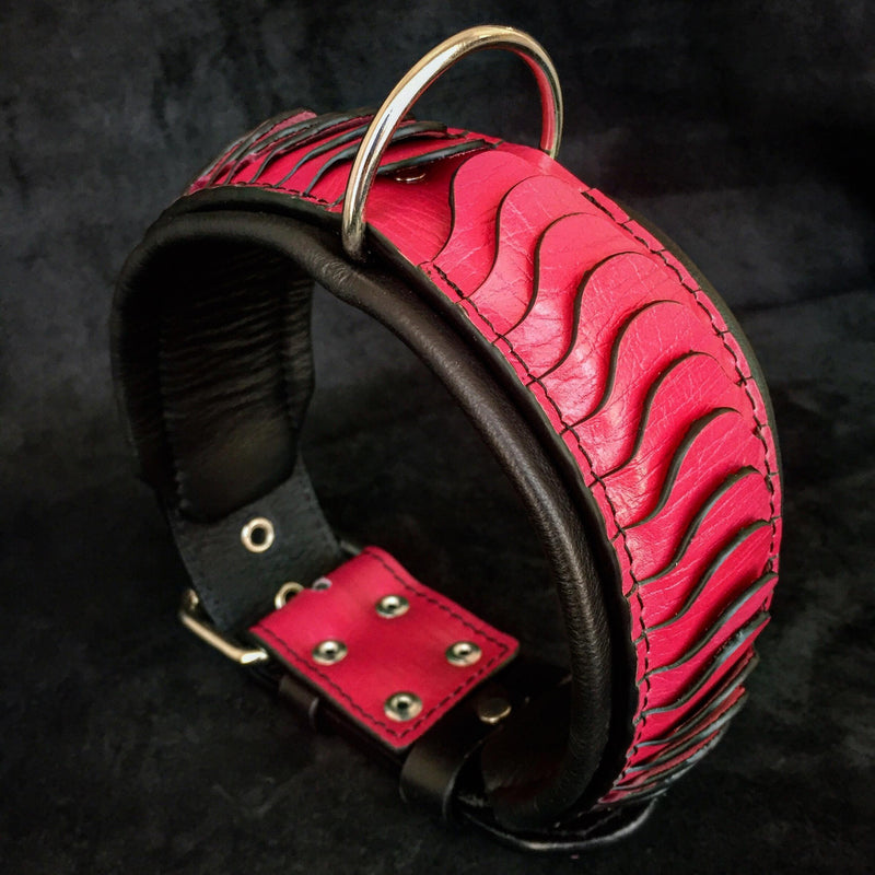 Bestia Dog Gear The Spine collar Genuine Leather pet supplies