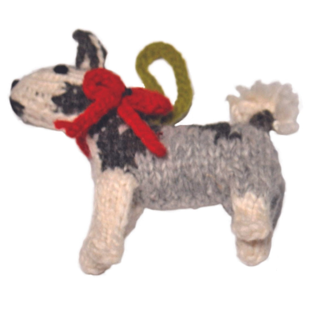 Chilly Dog Husky Hand Knit Wool Ornament