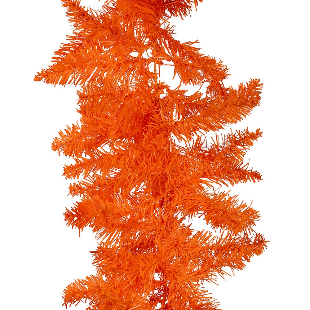 Kurt Adler 9-Foot Unlit Orange Garland