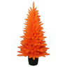 Kurt Adler 4.5 Foot Orange Potted Tree