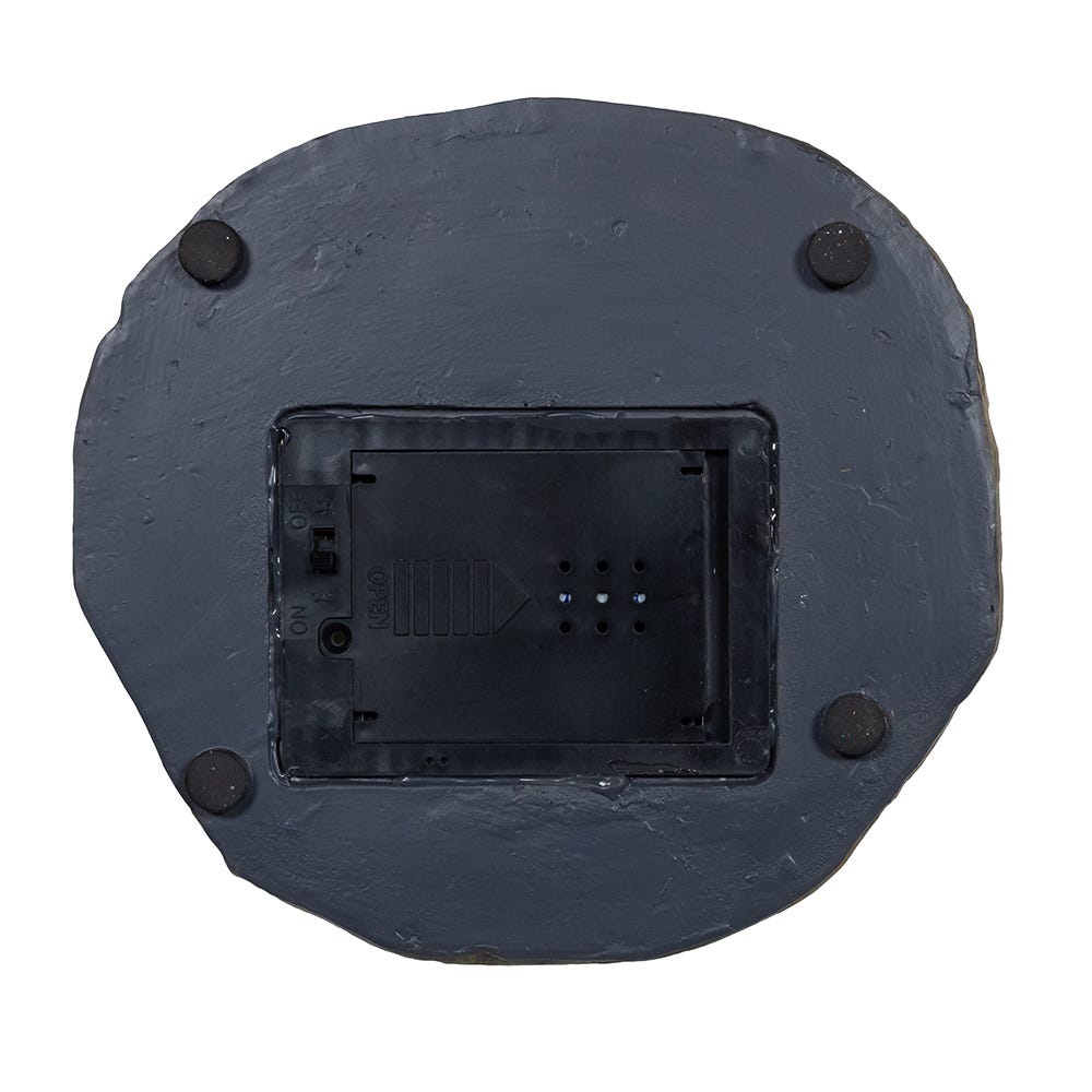 Kurt Adler 6.4-Inch Battery Operated Multicolor LED Lighted Skull Castle Table Piece