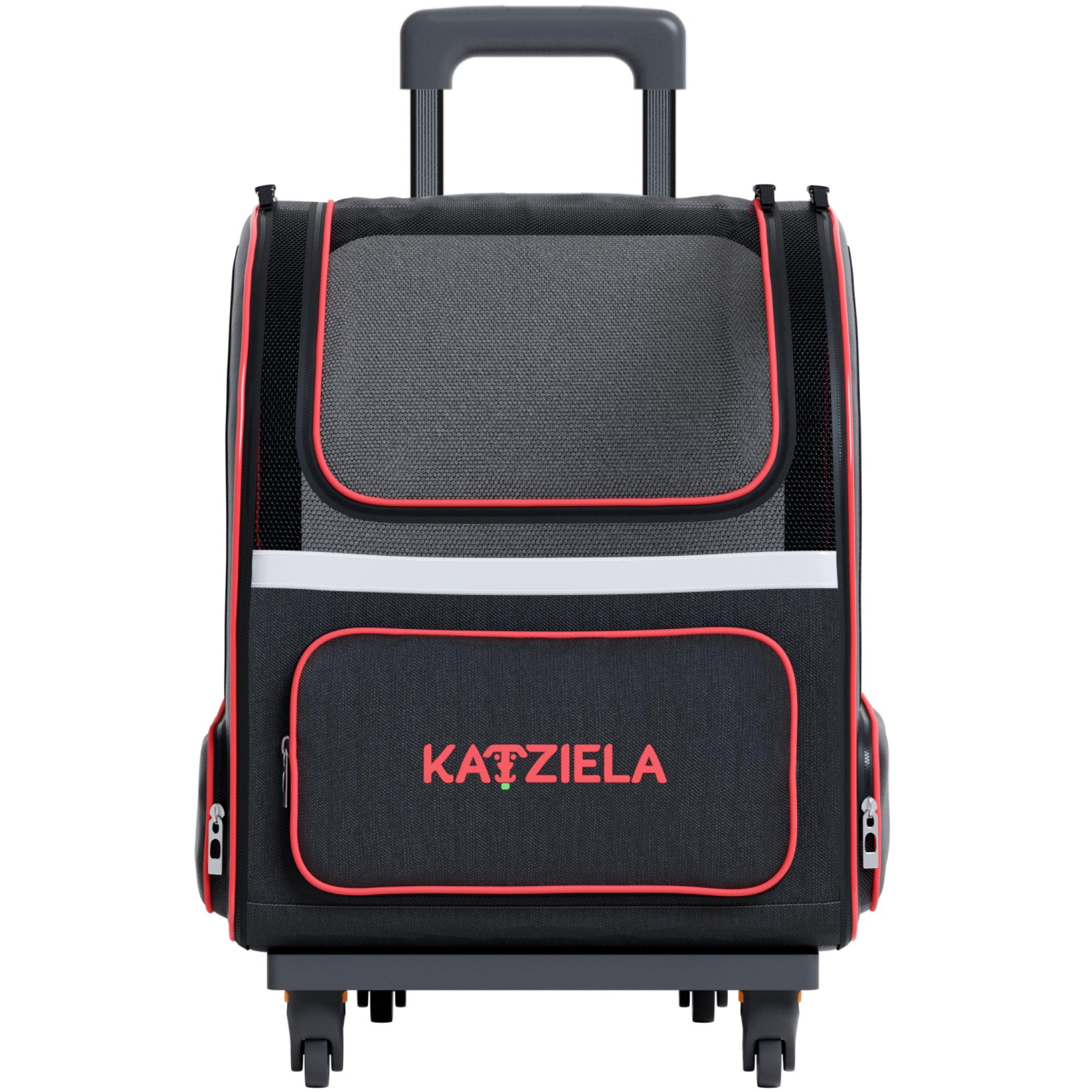 Hybrid Adventurer Pet Backpack with Removable Wheels and Telescopic Handle | HT Animal Supply