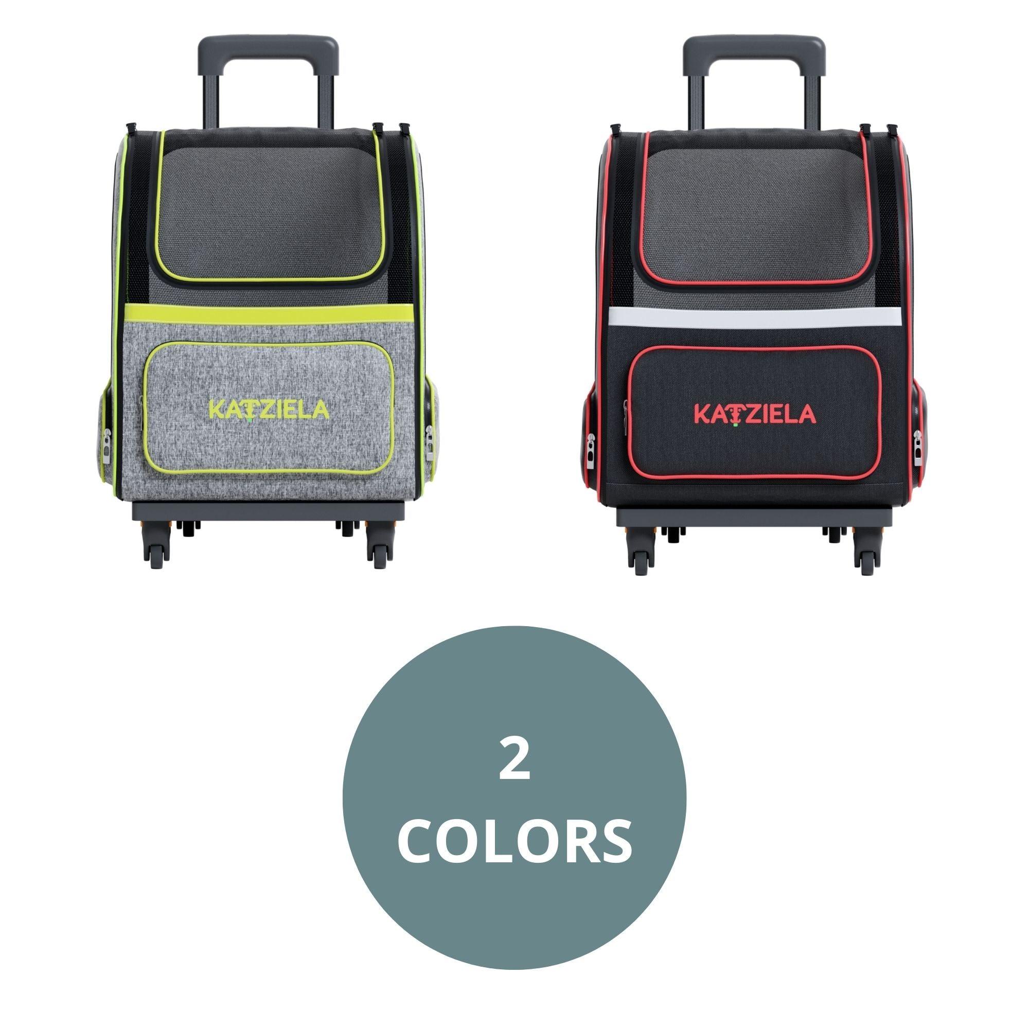 Hybrid Adventurer Pet Backpack with Removable Wheels and Telescopic Handle | HT Animal Supply