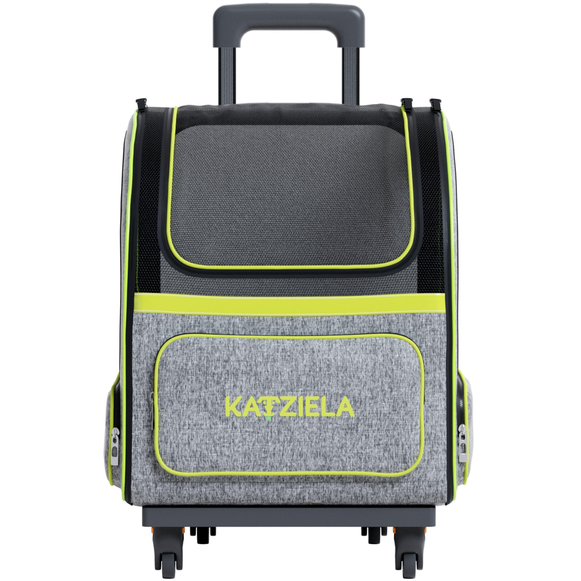 Hybrid Adventurer Pet Backpack with Removable Wheels and Telescopic Handle | HT Animal Supply