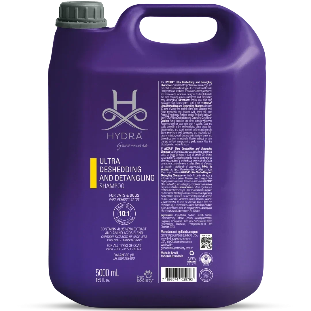 Hydra Ultra Deshedding and Detangling Shampoo 1.3 Gallon