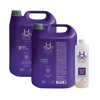 Moist Shampoo and Conditioner Gallon with Dilution Bottle Set by Hydra