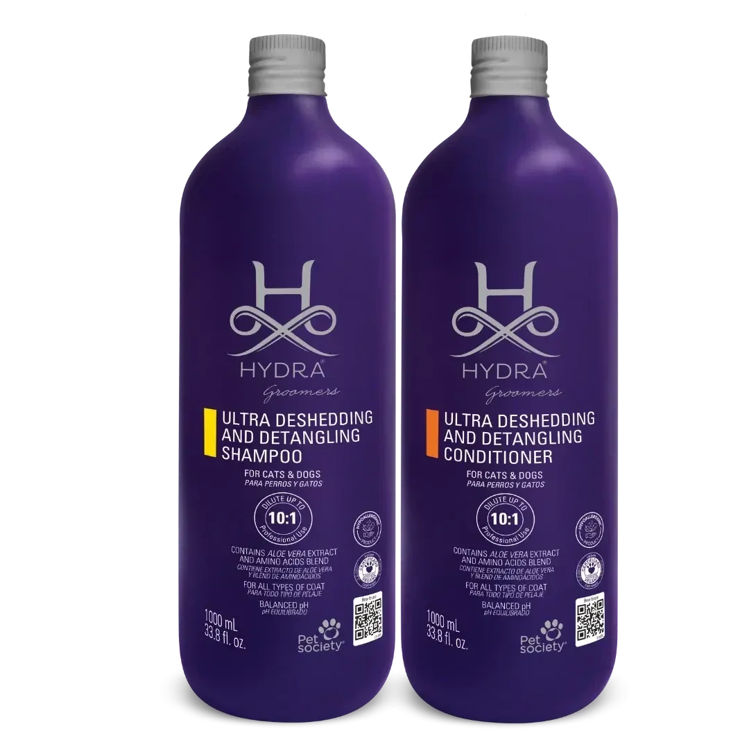 Hydra Ultra Deshedding and Detangling Shampoo and Conditioner 33.8oz