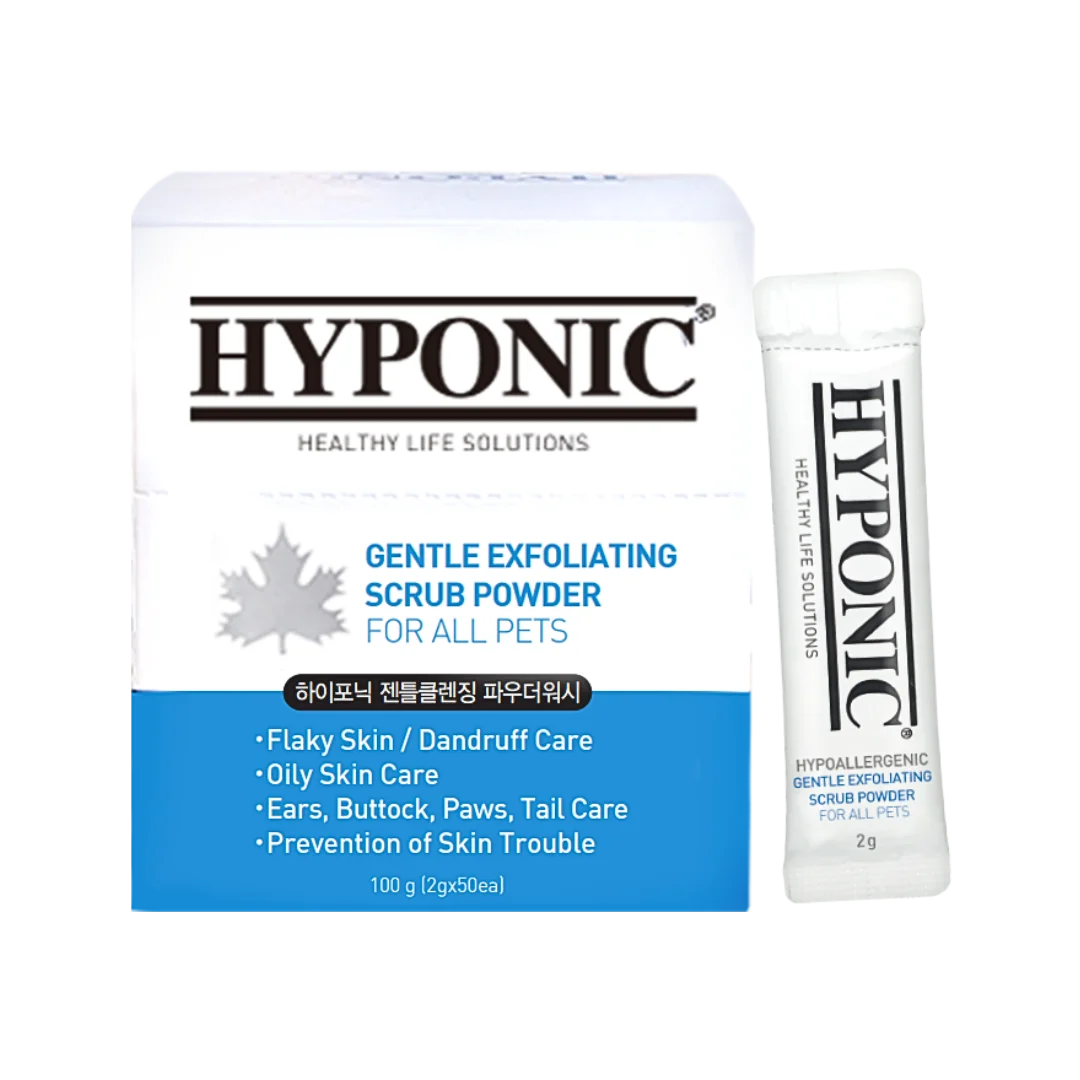 Gentle Exfoliating Scrub Powder for all pets 100g (2g X 50pack) by Hyponic