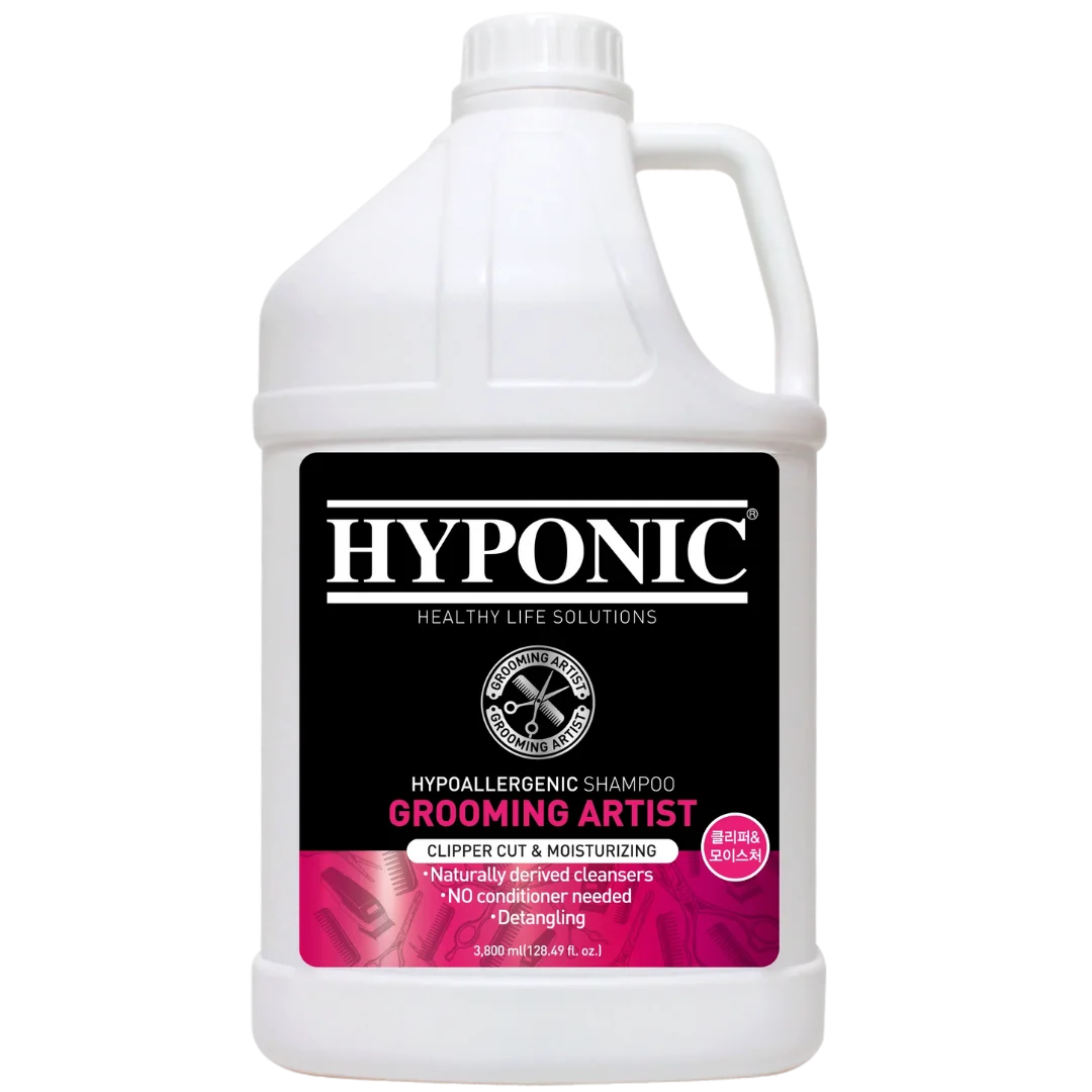 Grooming Artist Shampoo for dogs Clipper Cut & Moisturizing 3.8L by Hyponic