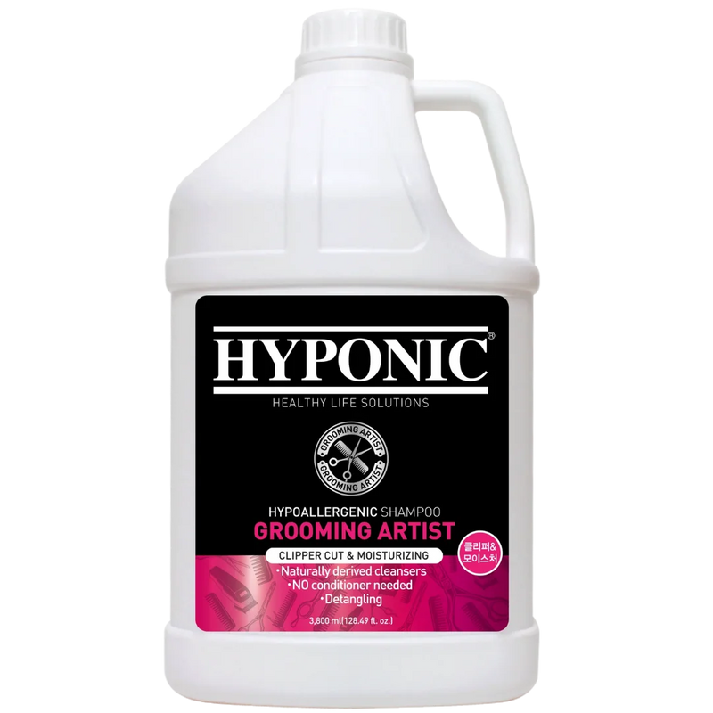 Grooming Artist Shampoo for dogs Clipper Cut & Moisturizing 3.8L by Hyponic