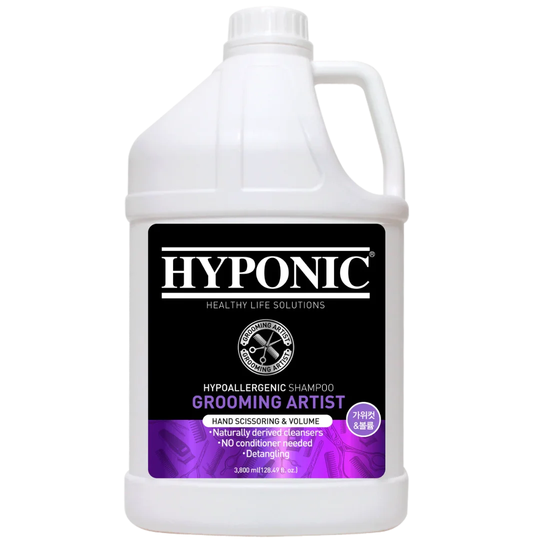 Grooming Artist Shampoo for dogs Hand Scissoring & Volume 3.8L by Hyponic
