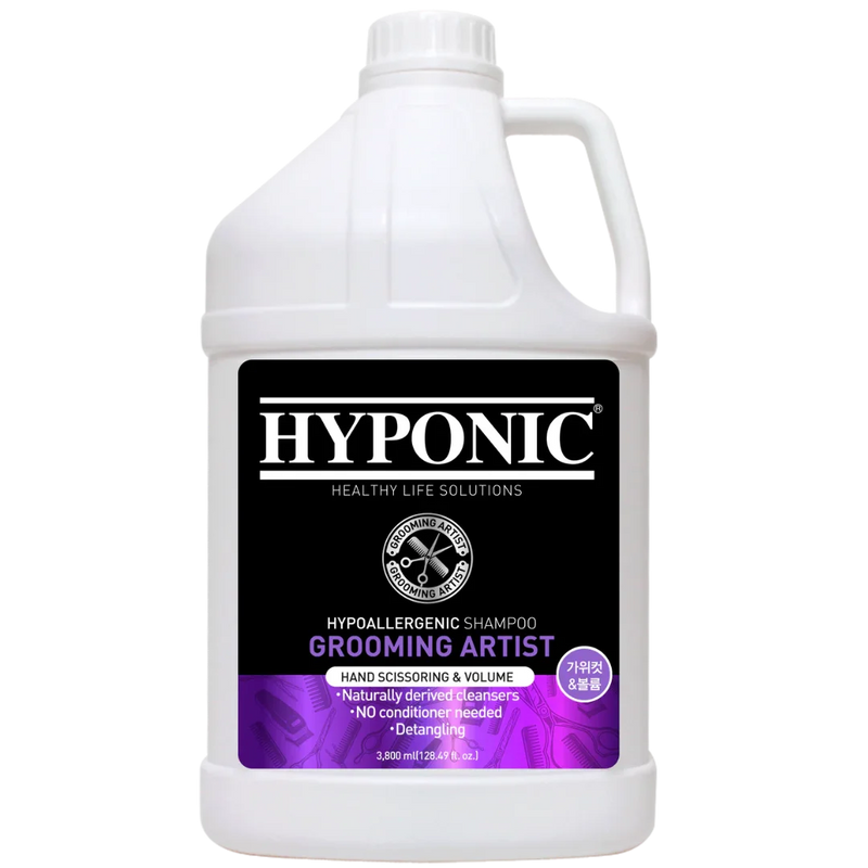 Grooming Artist Shampoo for dogs Hand Scissoring & Volume 3.8L by Hyponic