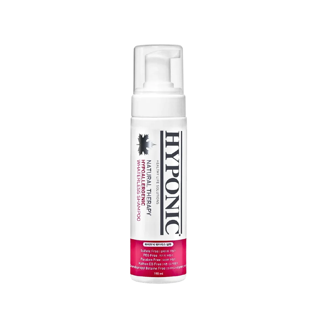 Hypoallergenic Waterless Shampoo 190ml by Hyponic