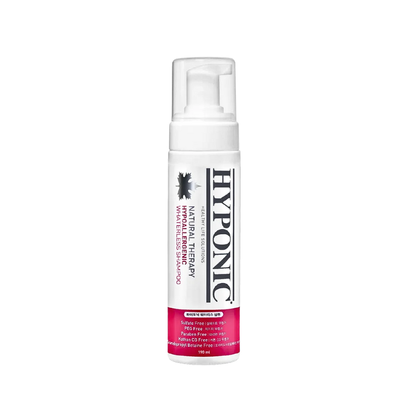 Hypoallergenic Waterless Shampoo 190ml by Hyponic