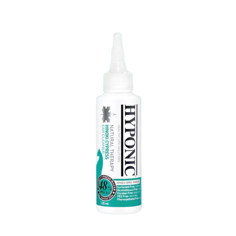 No Sting Hinoki Cypress Ear Cleaner for all cats 120ml by Hyponic