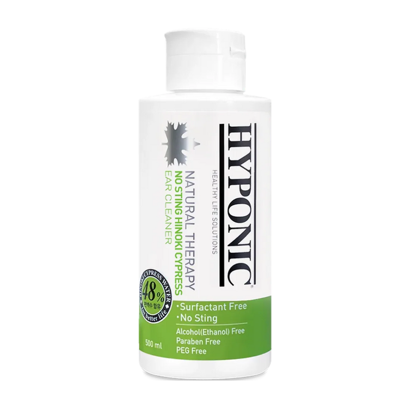No Sting Hinoki Cypress Ear Cleaner for all dogs 500ml by Hyponic