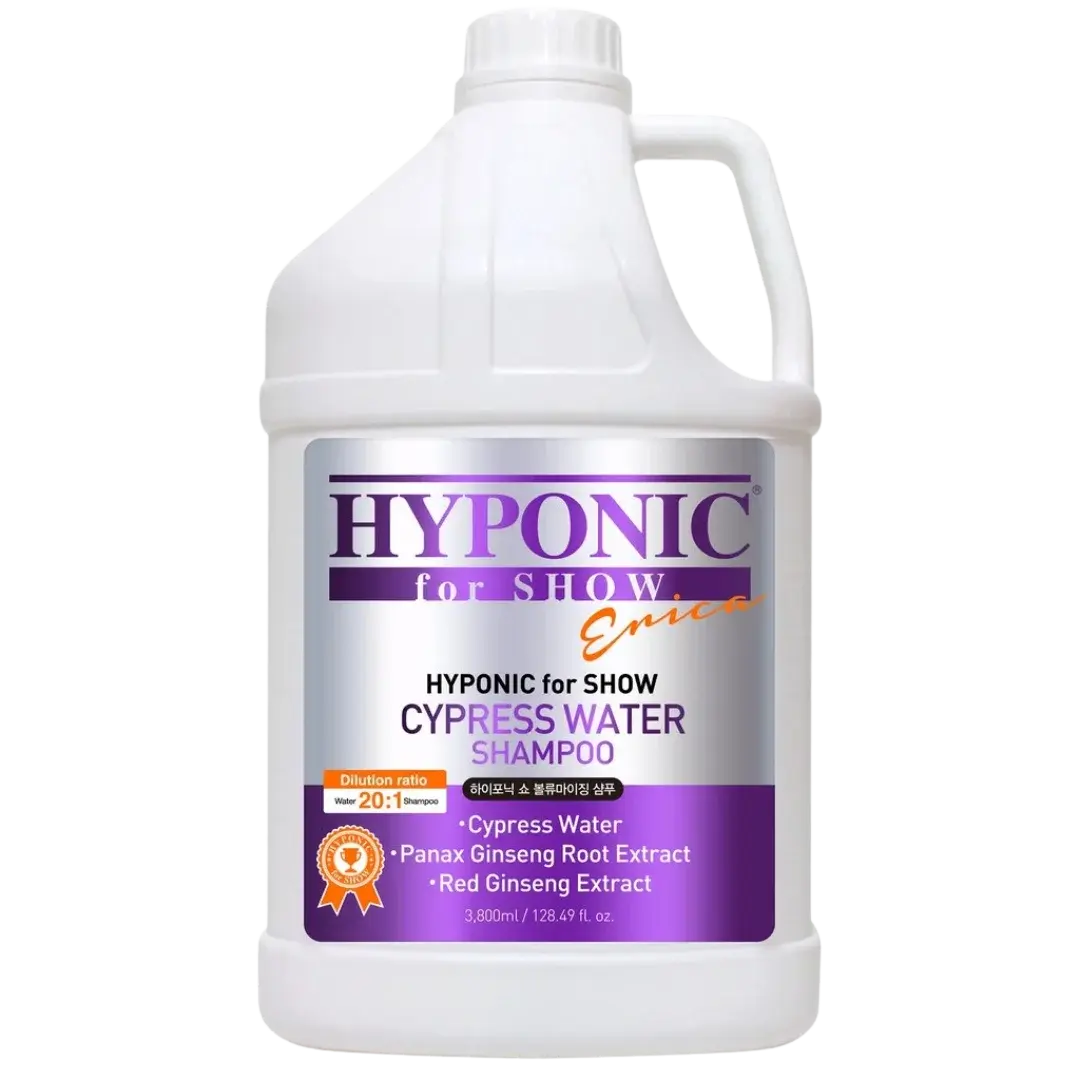 SHOW DOGS Cypress Water Shampoo for dogs volumizing 3.8L by Hyponic