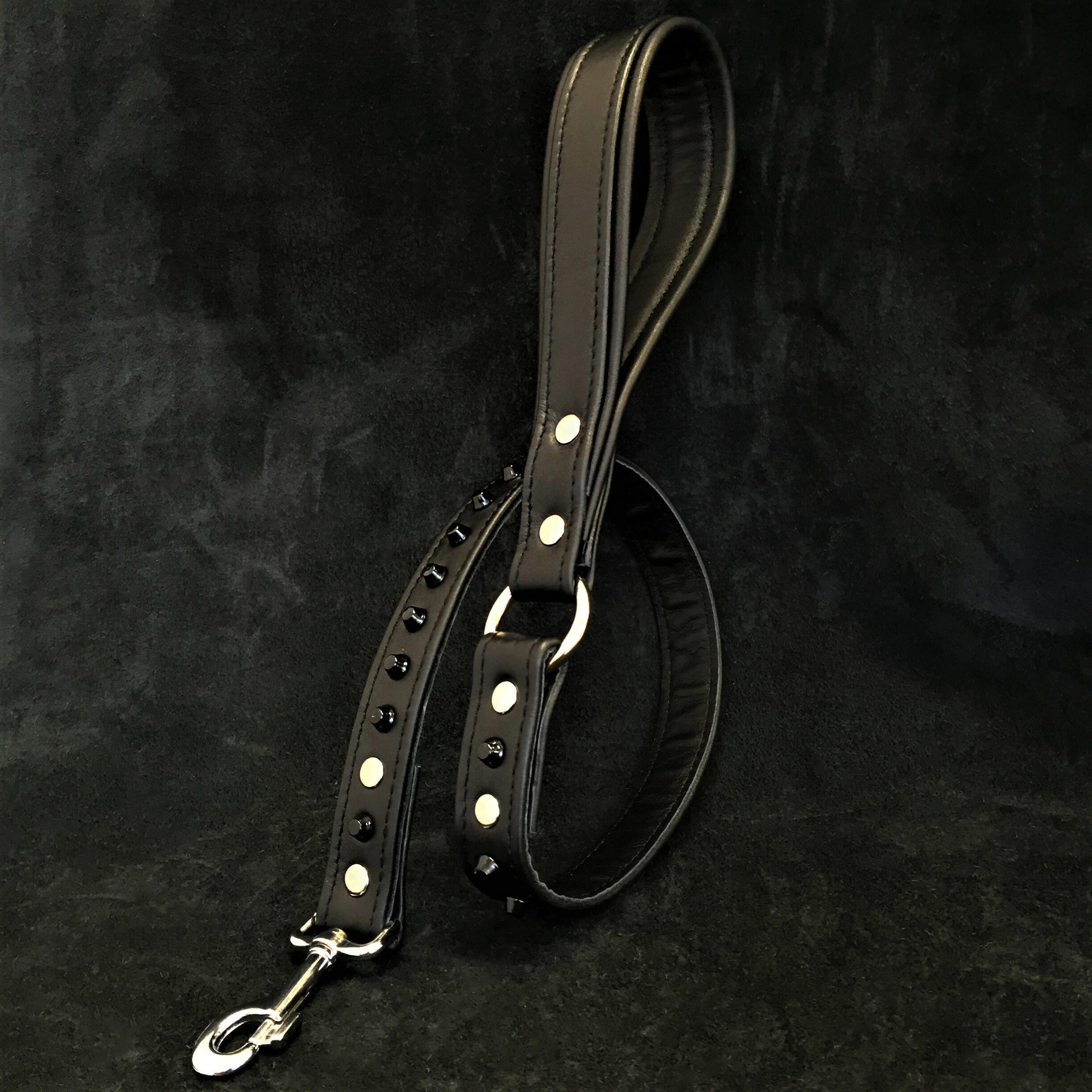 Bestia Dog Gear Padded Dog Collar - Black 