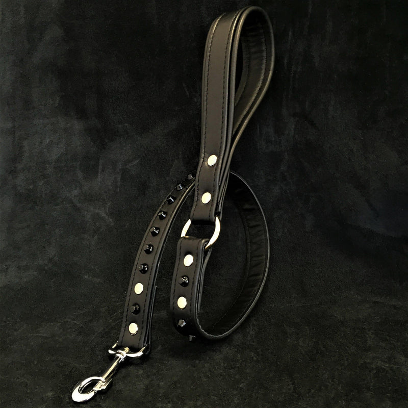 Bestia Dog Gear Padded Dog Collar - Black 