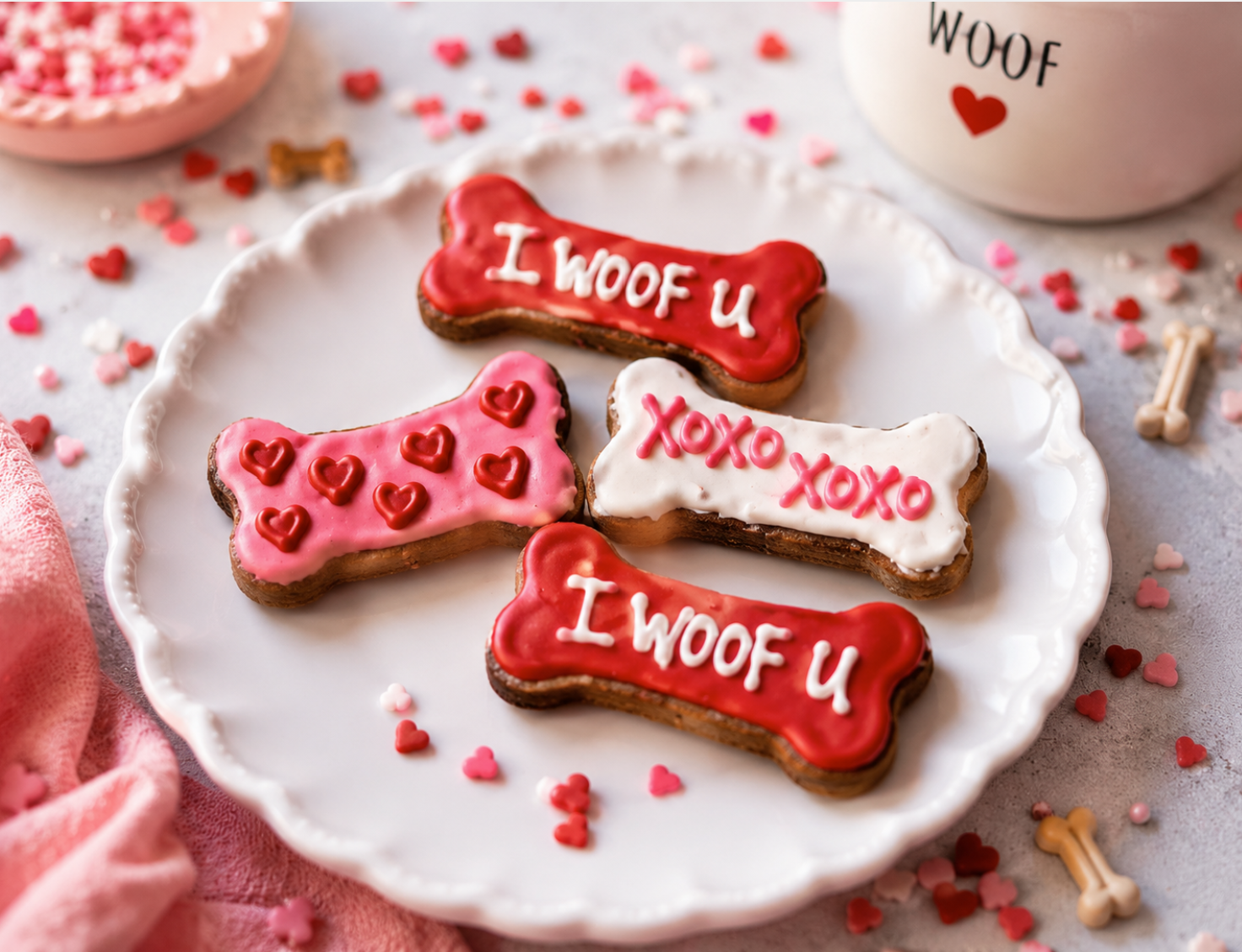 PAWsitively Organic Woof Dog Bone Cookies
