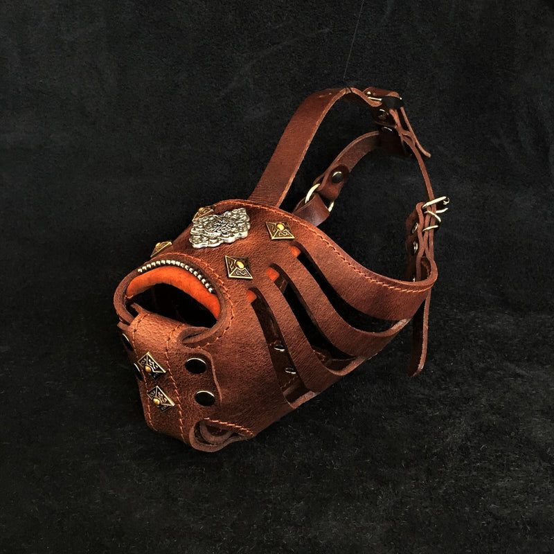 Bestia Dog Gear Personalized Muzzles - Brown 
