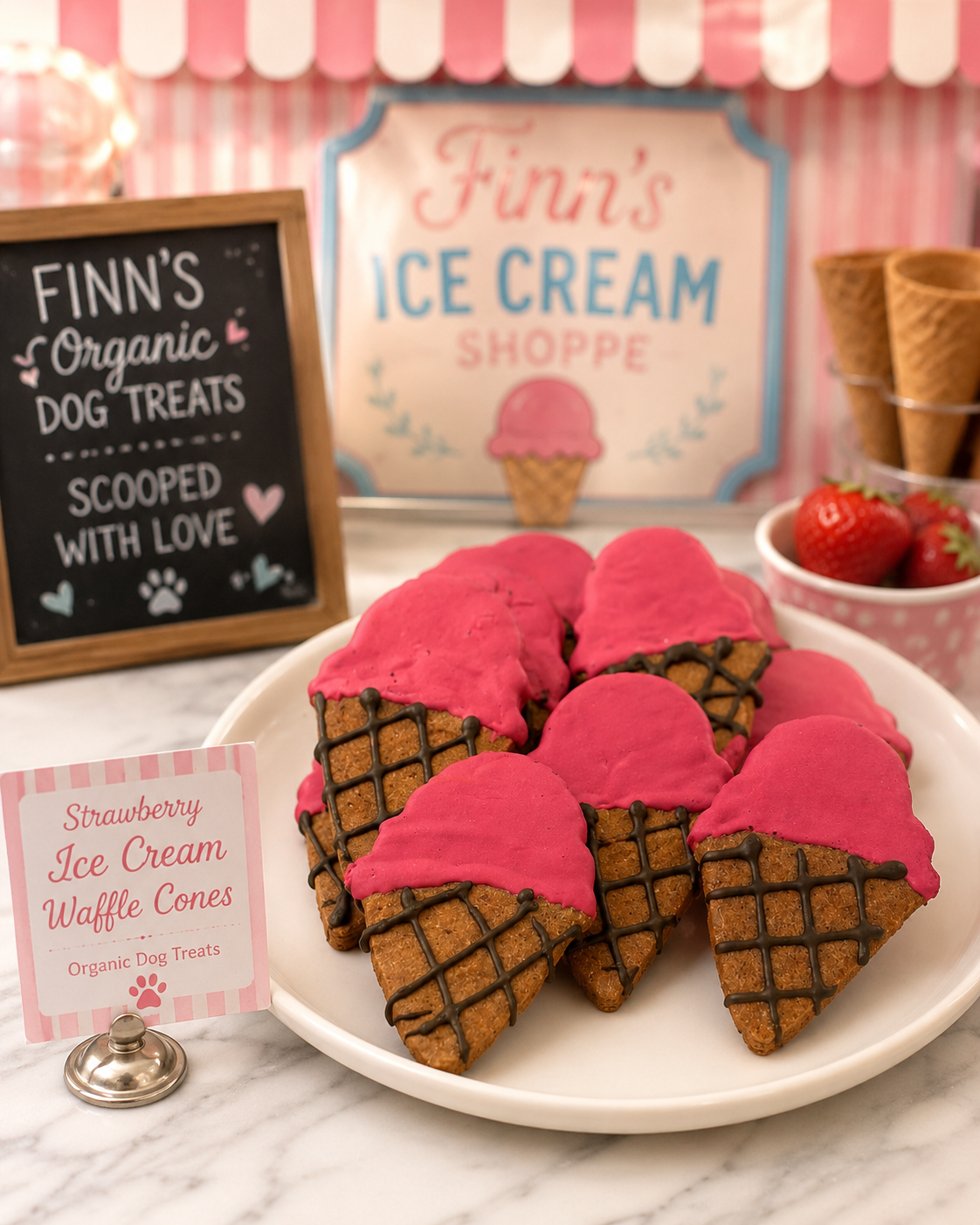 PAWsitively Organic Ice Cream Dog Cookies