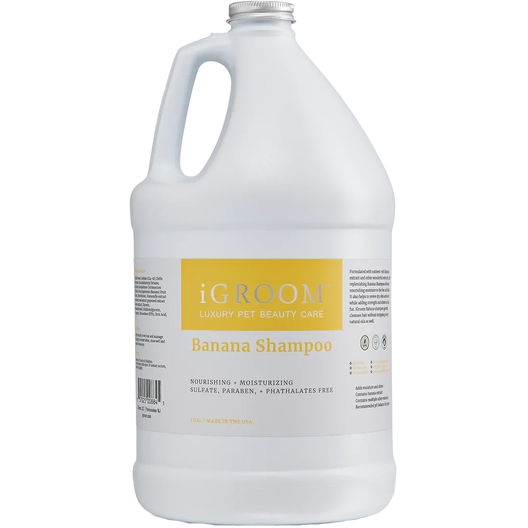 iGroom Banana Shampoo Gallon