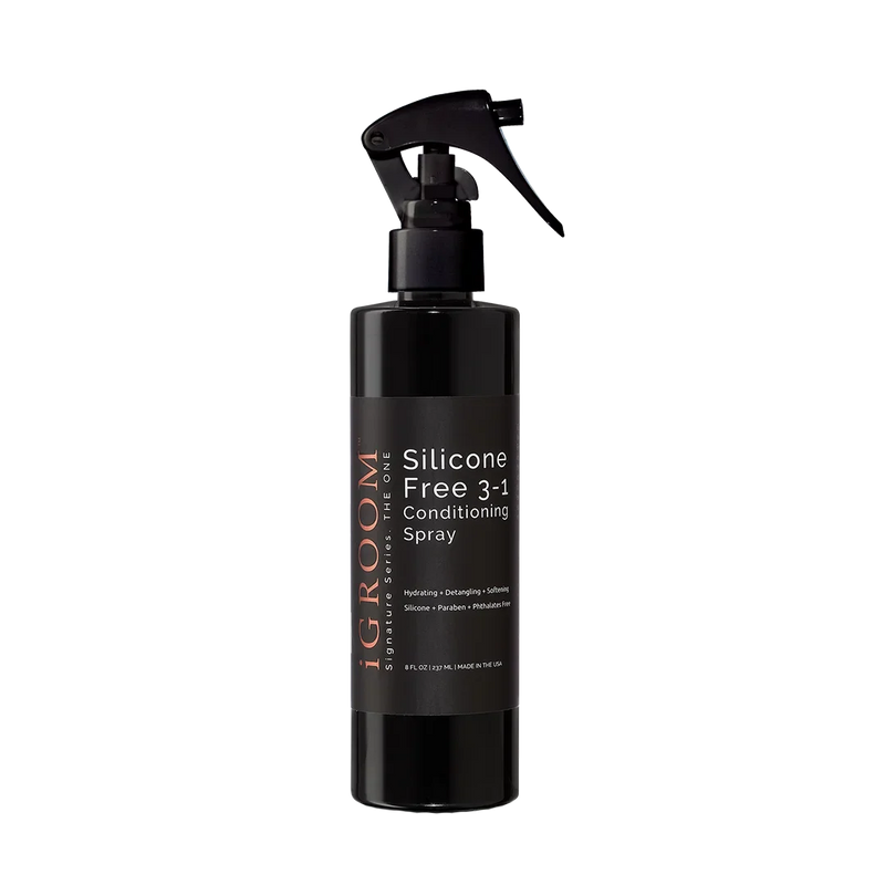 Silicone Free 3-1 Conditioning/Detangling Spray 8oz by iGroom