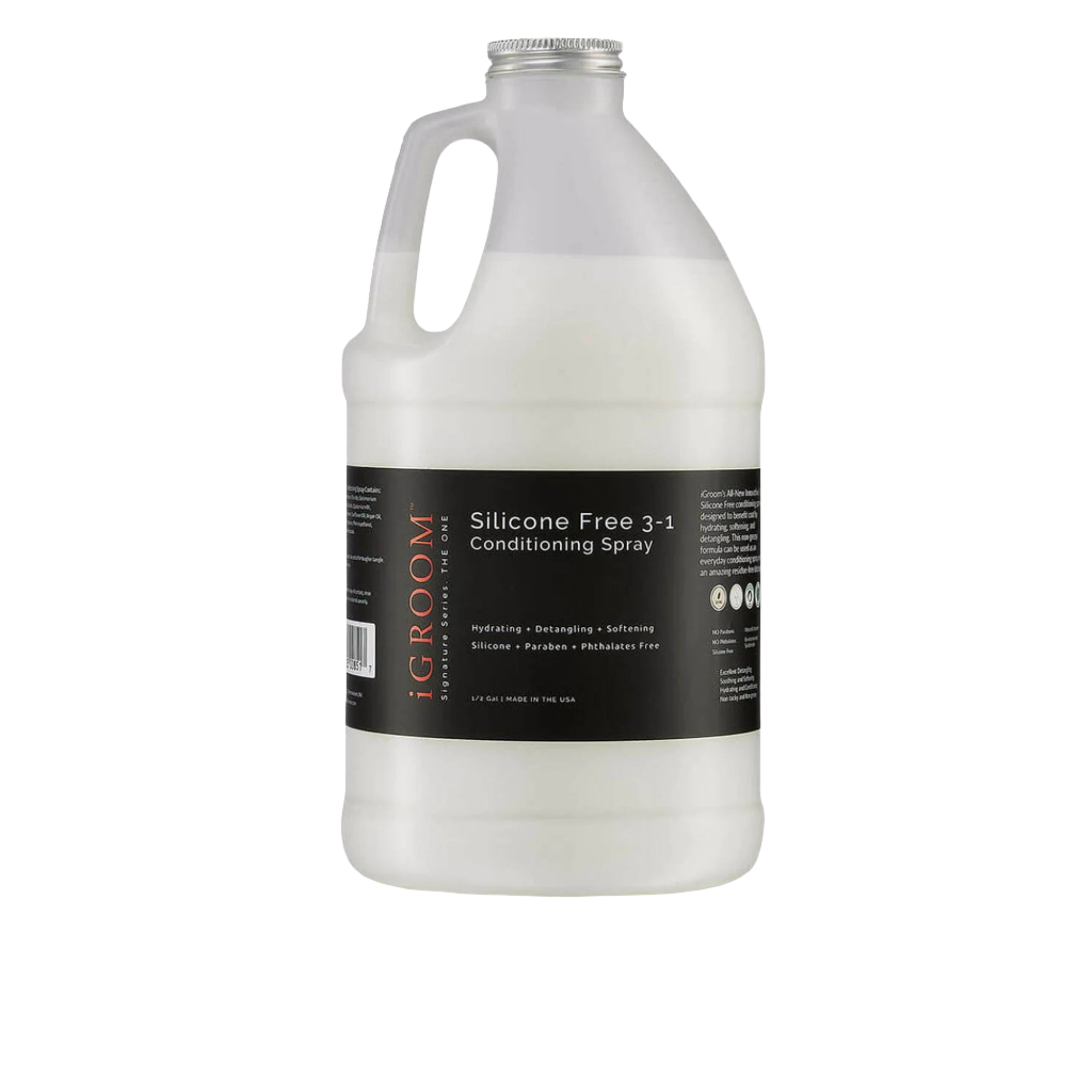 Silicone Free 3-1 Conditioning/Detangling Spray 64oz by iGroom